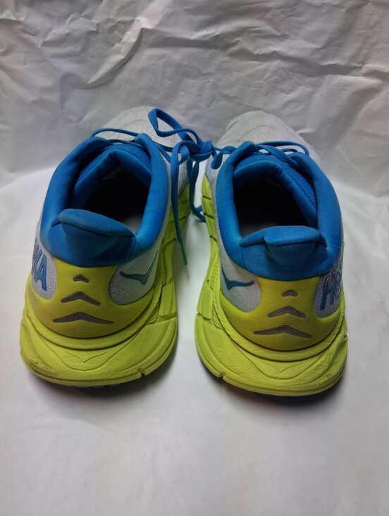 Hoka Arahi 6 Men’s Running Shoes in Light Blue and Yellow Size 11D Preowned main image 7